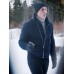 Spectre James Bond Lake Blue Jacket with Watch Hat Spectre James Bond Lake Blue Jacket with Watch Hat